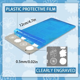 PH PandaHall 3pcs Insects Plants Nail Stamping Plates Flower Leaves Nail Art Templates Bees Butterfly Nails Art Stencils Dragonfly Nails Stamper Daisy Manicure Image Plates for Women Manicures Salon