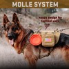 Forestpaw Tactical Dog Harness for Large Dogs,Tactical Dog Collar with