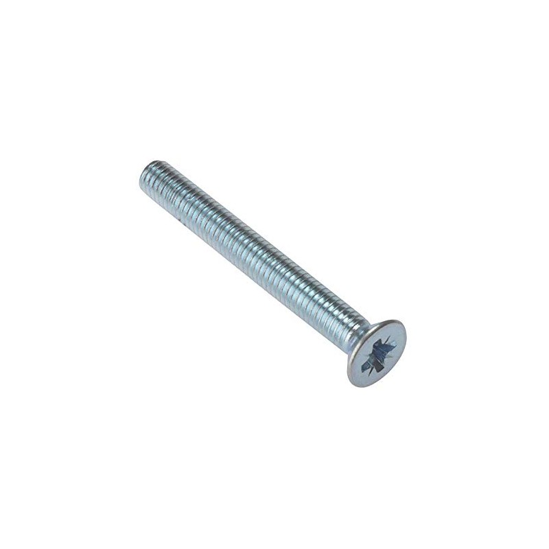ForgeFix Machine Screws Countersunk | M6 x 40mm | Zinc