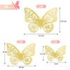 Naler 48 Mariposas Decorativas Pegatina Pared 3D Calcomanía Decoración Adorno