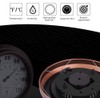 Indoor Outdoor Thermometer - Premium Steel Wall Thermometer Hygrometer for