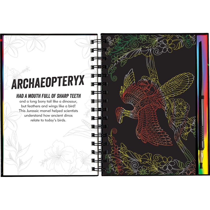 Scratch and Sketch Extreme! Dinosaurs: An Art Activity Book