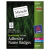 Avery 45395 Labels, Name Badges, 2-1/3-Inch x3-3/8-Inch, 400/BX, White