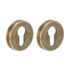HANDLEZONE® 2 Pack Euro Cylinder Door Lock Key Escutcheon Covers