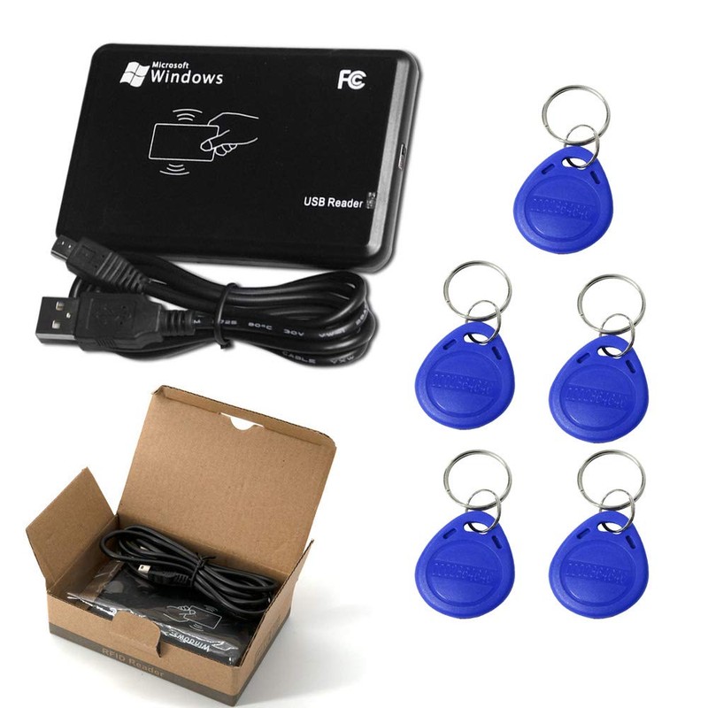 AMAO 125KHz RFID Reader ID Card Reader Non-Contact 14443A Card