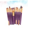Baluue 15-Piece Professional Makeup Brush Set Nylon Bristles for Women
