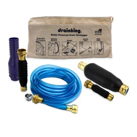 Drain King 575 Professional Plumbers Drain Unclogging Pack, 1 to 6 Inch Drains
