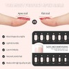 480 piezas de 12 tamaños diferentes naturales francesas cortas uñas