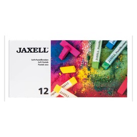 Honsell 47650 - Jaxell Pastel Chalk, Square Shape, for Flat and Precise Working, Rich Non-fading Colours, Ideal for Artists, Hobbyists, Children, School