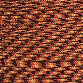 West Coast Paracord 425 Paracord (3mm) - Made of 100 Percent Nylon - for Tactical, Crafting, Survival, General Use (Flame, 25 Feet)