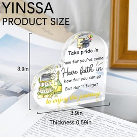 YINSSA Graduation Gifts for Her Him Graduation Decorations Class of 2025 Best Congratulations College Graduation Gifts Funny Graduation Gifts College Masters PhD Degree Graduation Gifts for Women Men