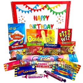 Blast From The Past | Bring Back Sweet Memories | Celebrate Birthdays The Retro Way: Indulge In Our 80's & 90's Sweet Hamper | Letterbox Gifts |