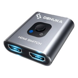 Switch Splitter Hdmi Bidireccional Calidad De Imagen 4k Dehuka