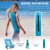 Beach Chairs for Adults 2 Pack,Heavy Duty Folding Low Back