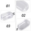 TEHAUX 1 PC Stylish Transparent Earphone Holder Case for Buds