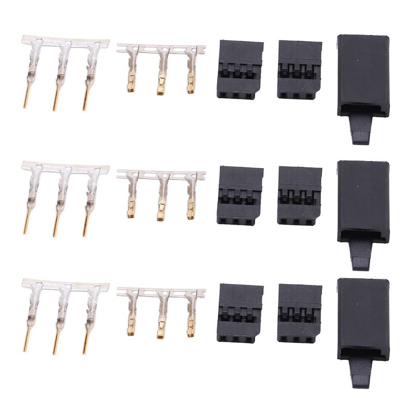 50PCS Servo Receiver Connector Plug with Lock and Male Female