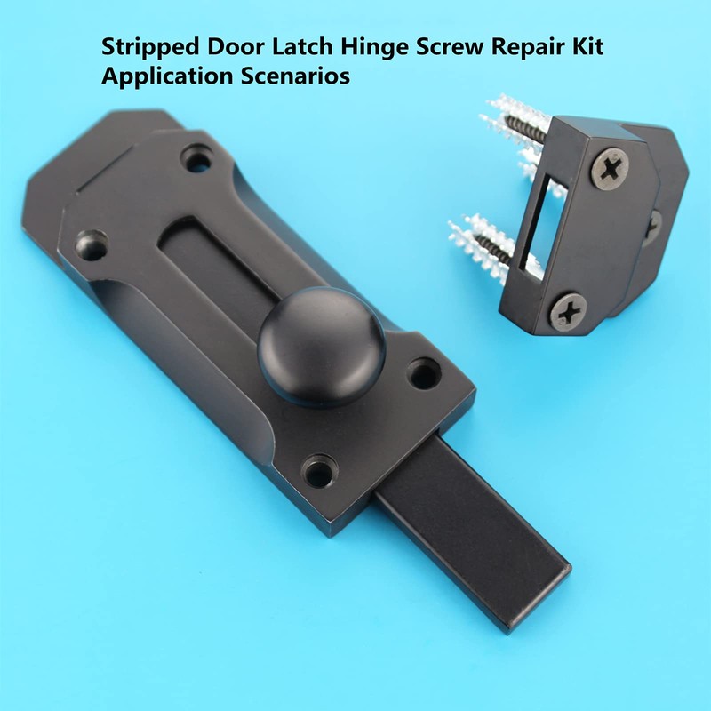 FIREFLYWEB Screw Door Security Hardware Reinforcement Jamb Repair Kit -