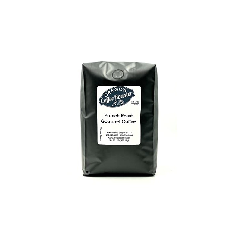 Oregon Coffee Roaster French Roast Premium Gourmet Coffee Beans, WHOLE