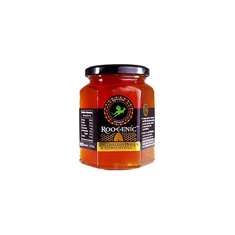 Roogenic Australian Honey Infused with Lemon Myrtle - 380g