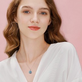 YAFEINI Horse Locket Necklace 925 Sterling Silver Horse Gift Jewelry for Women