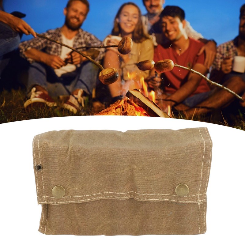 Leapiture Portable Spice Bag Canvas Travel Spice Kit Camping Spice