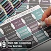 Mr. Pen- Bible Tabs, 75 Tabs, Celestial Symphony, Silver Foil