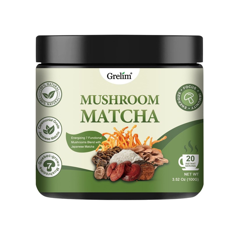 Grelim Matcha De Championes, Matcha Ceremonial Japons Infundido Con 7