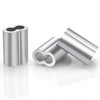1/4'' (6 mm) Aluminum Crimping Loop Sleeves 30 pcs, Cable