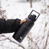 Konokyo 22oz Stainless Steel Bottles with 3 Lids Sport Insulated