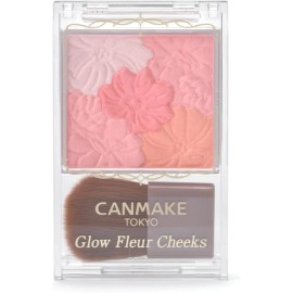 CANMAKE Glow Fleur Cheeks Blush PICK SHADES 02 & 15 - US Seller - 02 Apricot Glow