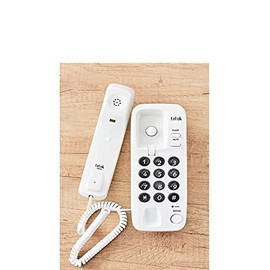 TEL UK 18035W Sorrento Two Piece Telephone - White