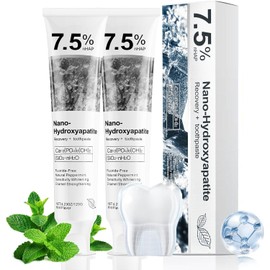 7.5% Nano Hydroxyapatite Toothpaste Helps Remineralize,