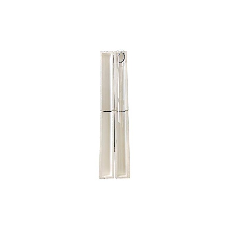 Golden Flame 1-PC Glass Tube Replacement for 4-Sided Tall Pyramid