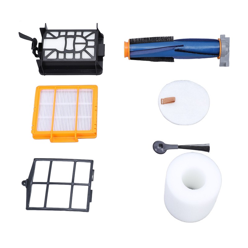 Vacuum Accessories Kit Main Brush Side Brush Filter Mesh Robot