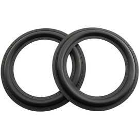 BLLNDX Anillo de goma, 2 piezas de 6.5 pulgadas, kit de reparación de anillos envolventes de goma para altavoces o bricolaje