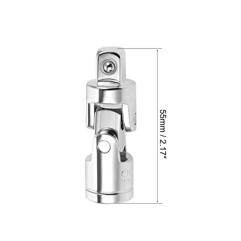 sourcing map 3/8 Inch Drive Spring Loaded Universal Joint Socket,
