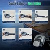 Stainless Steel Retractable Boat Transom Tie Down Straps - 2