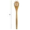 Totally Bamboo 14" Spaghetti Spoon – Natural Bamboo Pasta Server