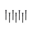 RADSO M6 Hex Head Coach Screws Wood Lag Bolt -Black