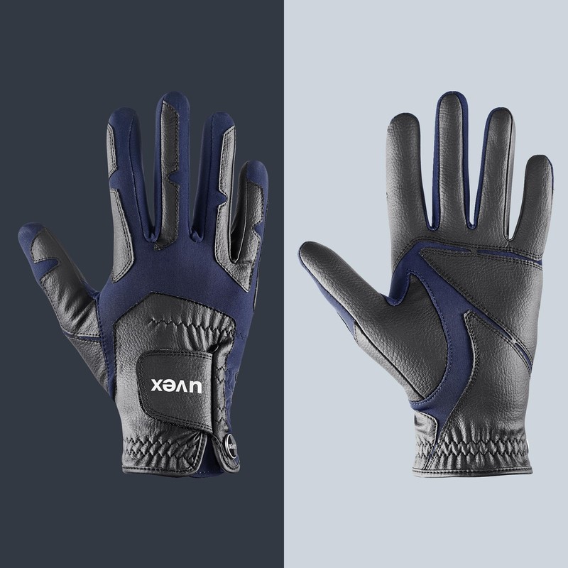 Uvex Ventraxion Plus Riding Gloves, Navy-Black, 9-10