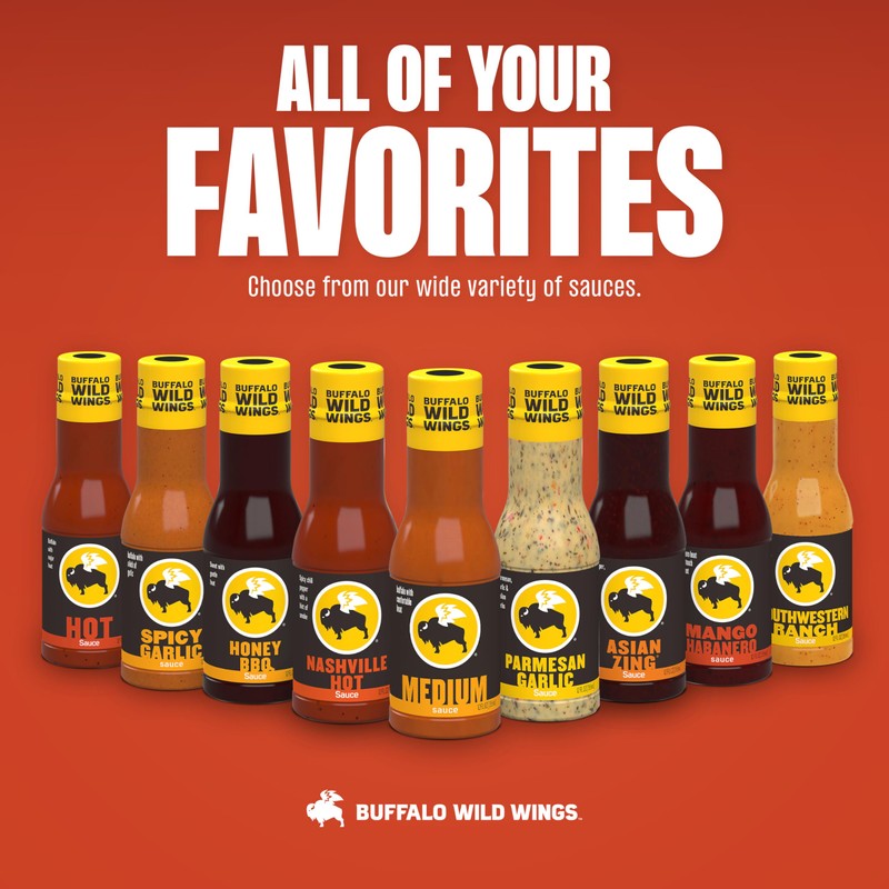 Buffalo Wild Wings Medium Buffalo Sauce, 12 fl. oz., Perfect