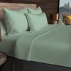 Soleil d'ocre, Plain Cotton Fitted Sheet, 57 Thread Count, 200