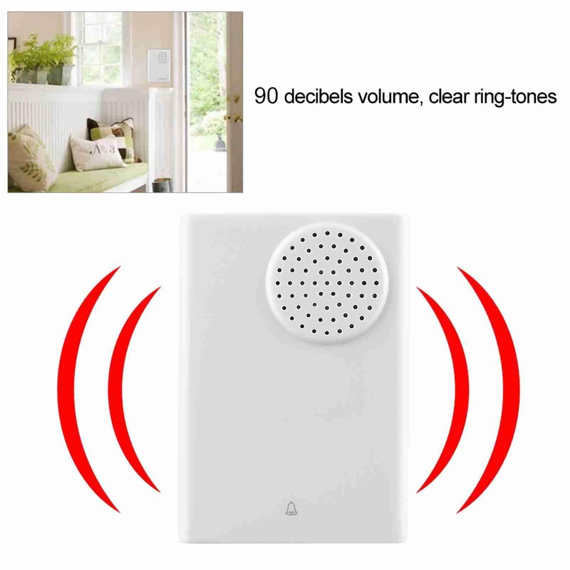 HERCHR Door Access Bell, Wired Doorbell, 90DB Doorbell, Access Control
