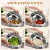 Rice Strainer, Stainless Steel Food Strainers with Hook, Fine Mesh