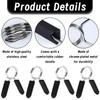 AONAYO Pack of 4 dumbbell clasps, 30 mm, dumbbell quick