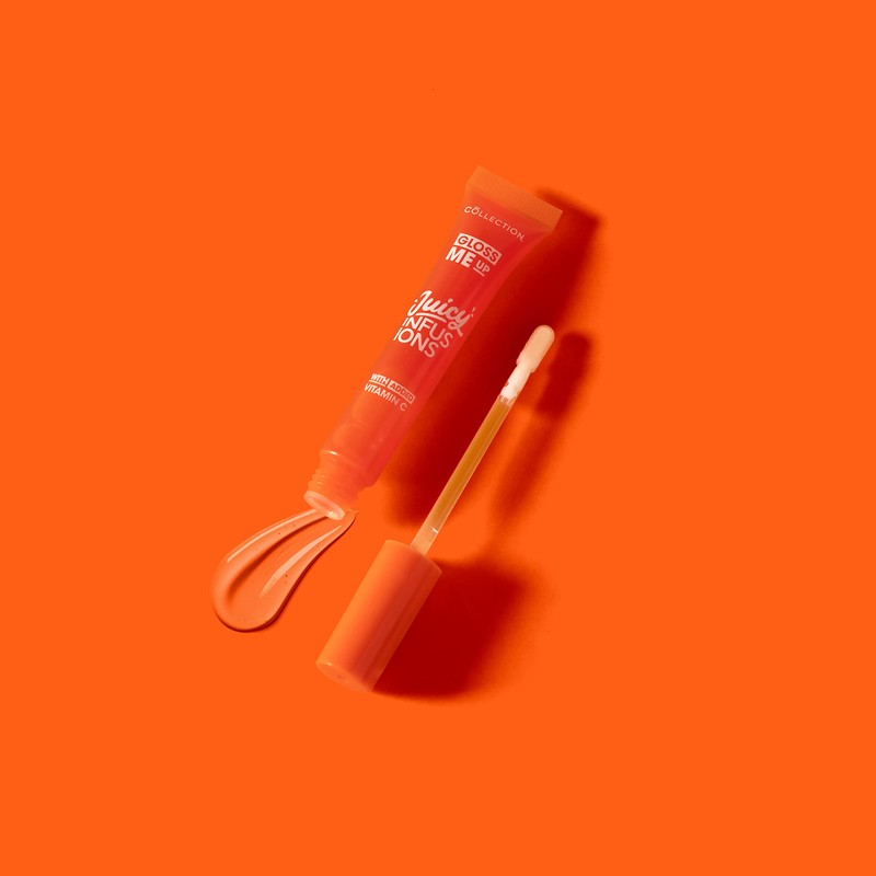 Collection Cosmetics Gloss Me Up Juicy Infusion Orange Lip Gloss,