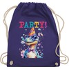Turnbeutel Rucksack - Accessoire - Party Dino personalisiert I Party