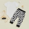 MAHUAOYIXI Infant Baby Boy 1st Birthday Outfits Short Sleeve Letter