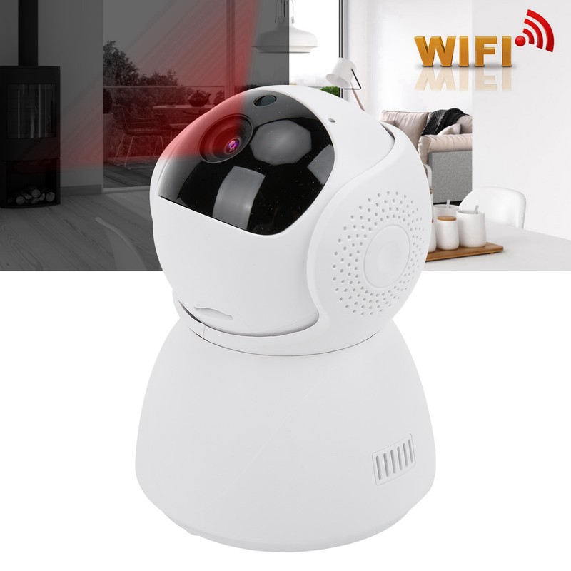 Security Camera WiFi 1080P PanTilt Night Vision 2Way Communication Mobile