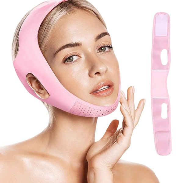 AYNKH Face Lifting Chin Strap, Double Chin Lift Mask, Reusable